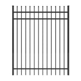 FORGERIGHT Osprey 5 ft. W x 6 ft. H Black Aluminum Fence Gate