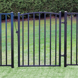 PEAK Aquatine 3 ft. x 4 ft. Black Aluminum Fence Yard Gate