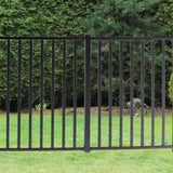 PEAK Aquatine 2 in. x 2 in. x 5.93 ft. Black Aluminum Soft Surface Pool Fence Post