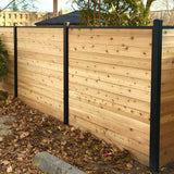 Slipfence 1.5 in. x 1.5 in. Aluminum Cap Rail for Top of Industrial Horizontal Slip Fence System