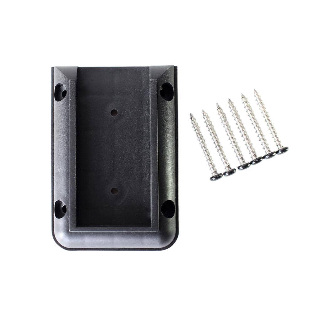 Precision Black Plastic Railing Connectors (2-Pack)