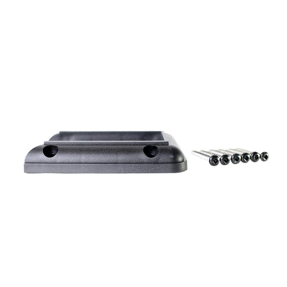 Precision Black Plastic Railing Connectors (2-Pack)