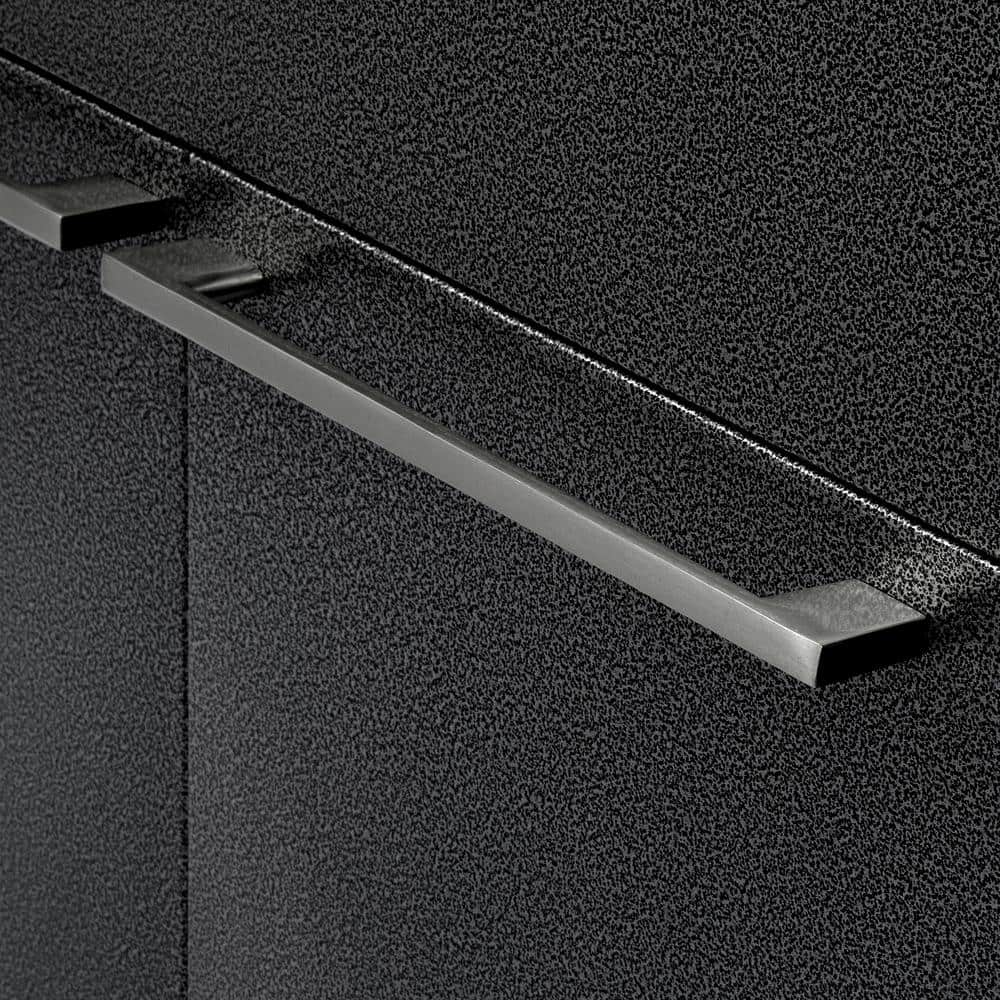Presenza All-in-One 28 in. x 22 in. x 33.8 in. Stainless Steel Drop-In Sink and Cabinet with Faucet in Black