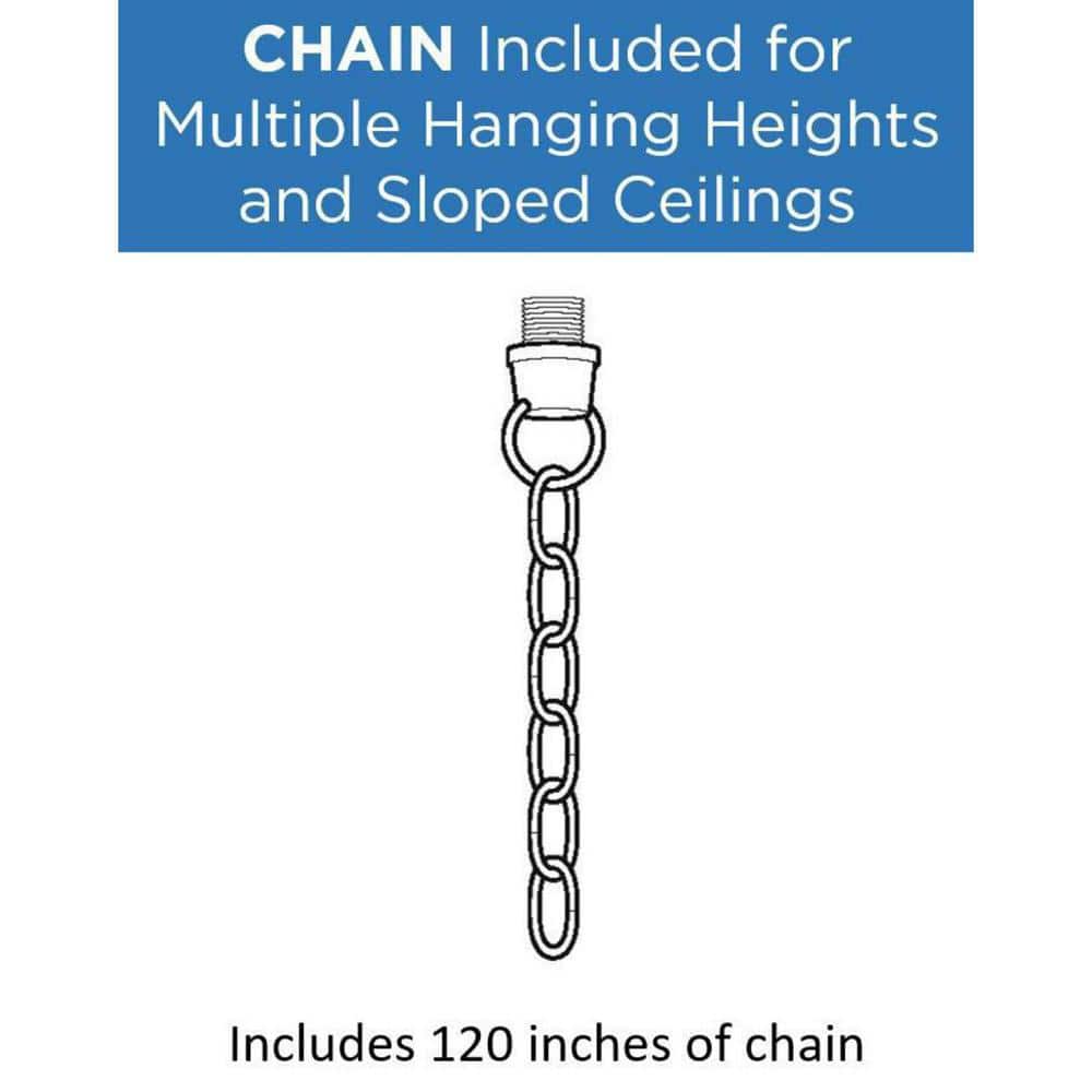 Progress Lighting Bowman Collection 9-Light Matte Black Clear Chiseled Glass Coastal Chandelier Light