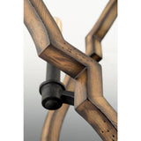 Progress Lighting Spicewood Collection 4-Light Gilded Iron Farmhouse Chandelier Light