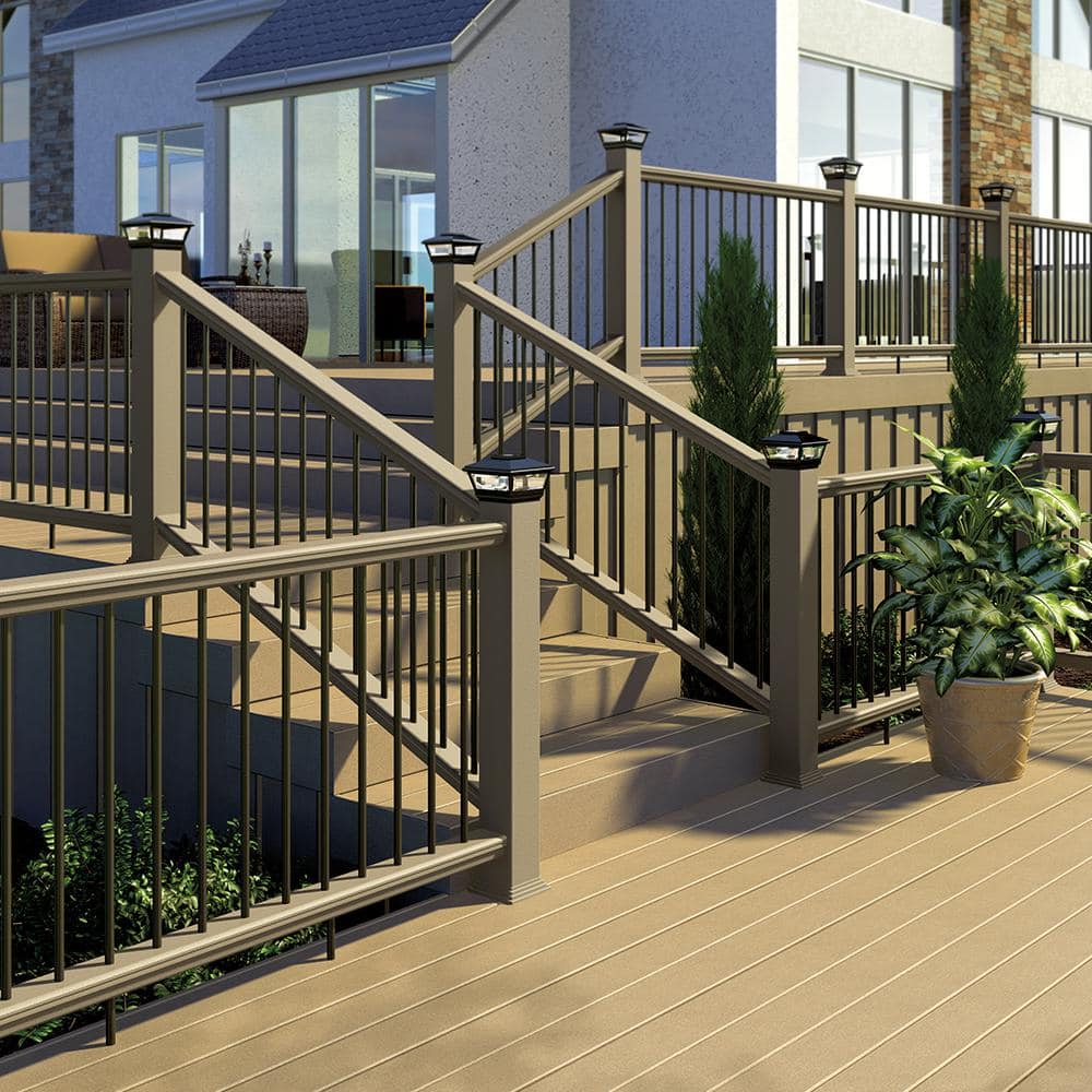 Black Round Plastic Baluster Connectors (100-Contractor Pack)