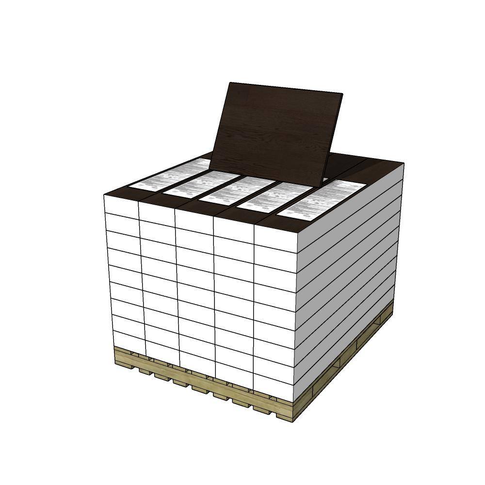 Pergo Defense+ Black Raven Oak 3/8 in. T x 7.5 in. W Click Lock W Brushed Engineered Hardwood Flooring (1104.3 sq.ft./pallet)