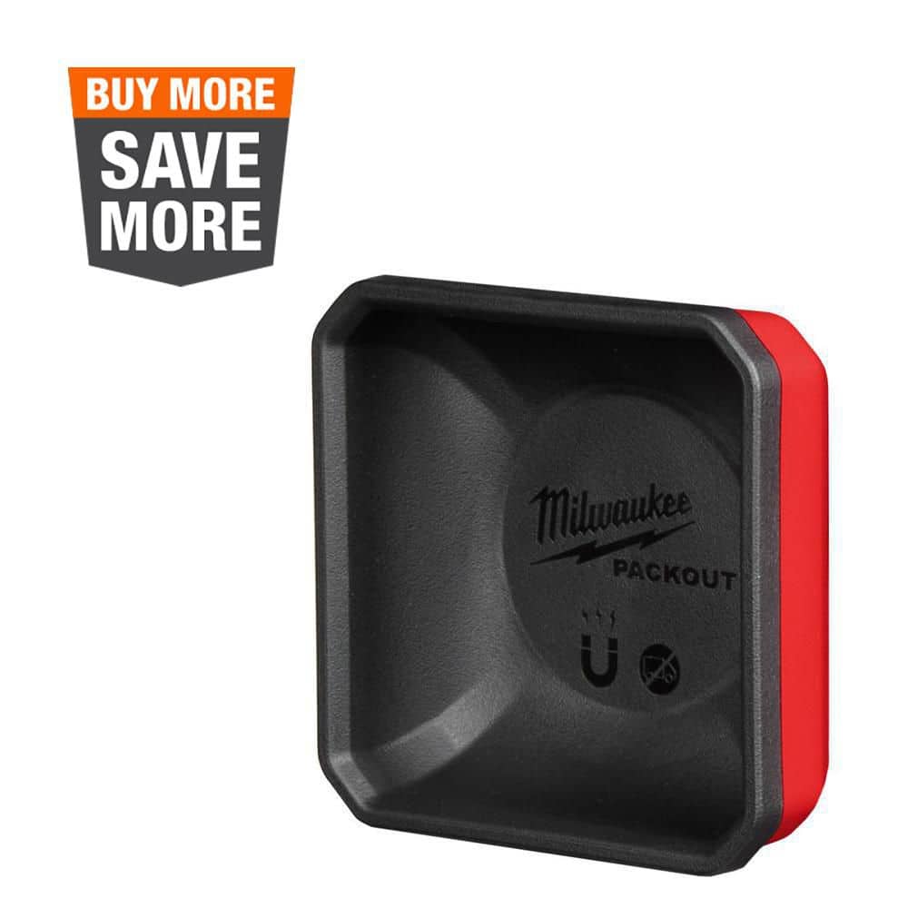 Milwaukee PACKOUT Magnetic Bin Tool Holder, 4 in. x 4 in. x 2 in.