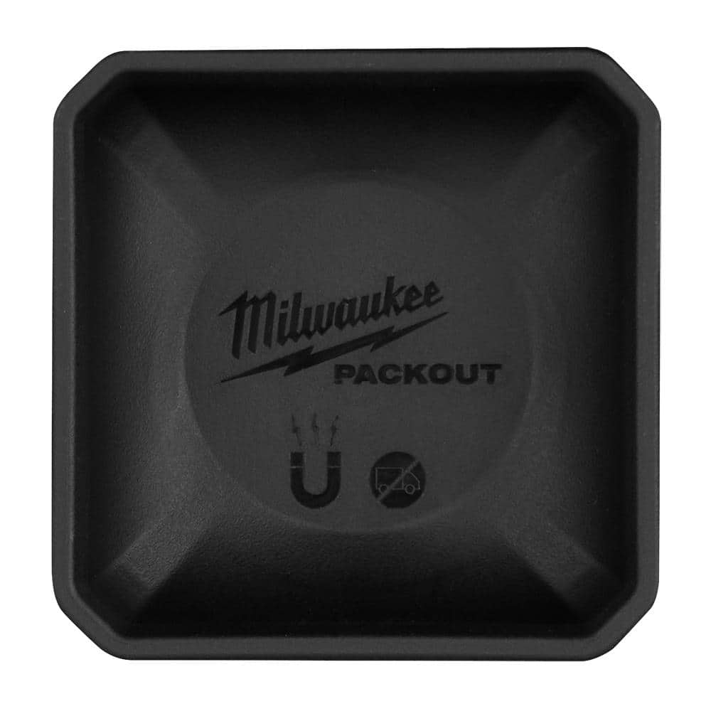 Milwaukee PACKOUT Magnetic Bin Tool Holder, 4 in. x 4 in. x 2 in.