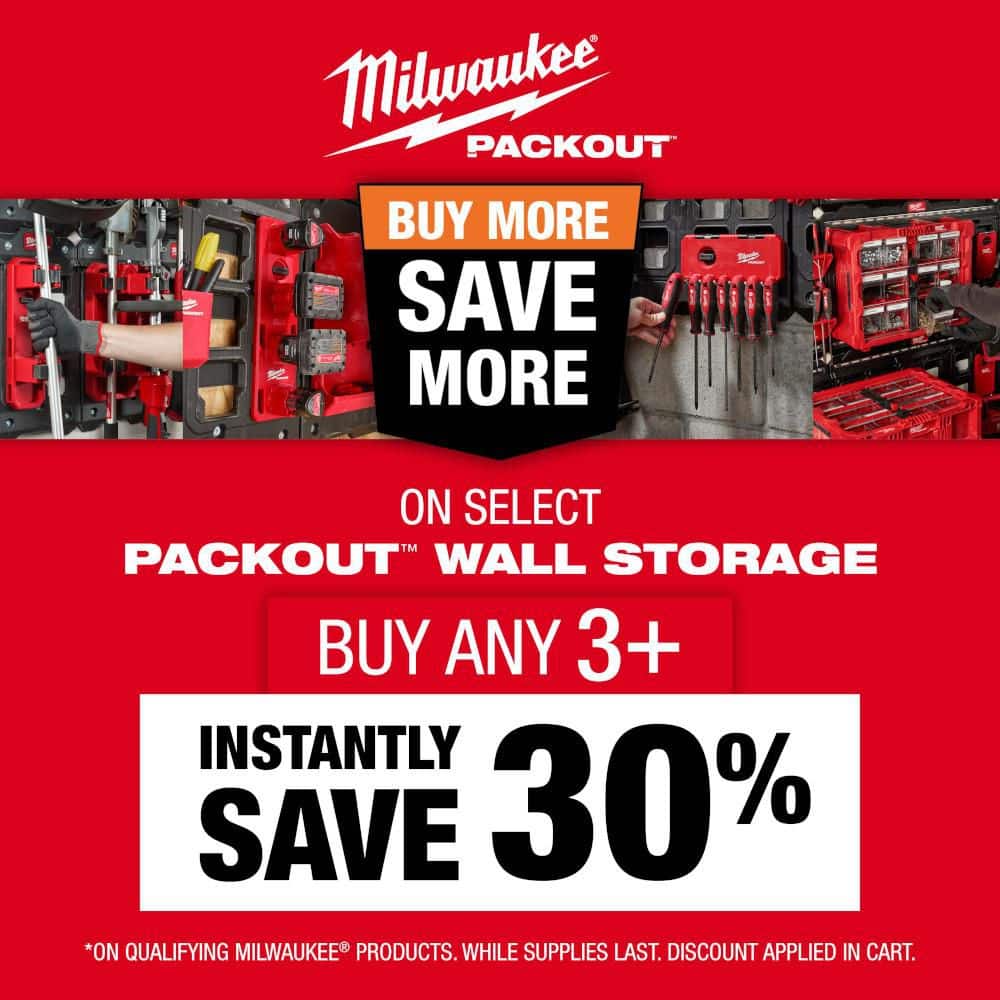 Milwaukee PACKOUT Magnetic Bin Tool Holder, 4 in. x 4 in. x 2 in.