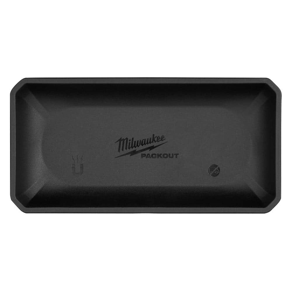 Milwaukee PACKOUT Large Magnetic Bin Tool Holder, 8 in W x 4 in D x 2 in H