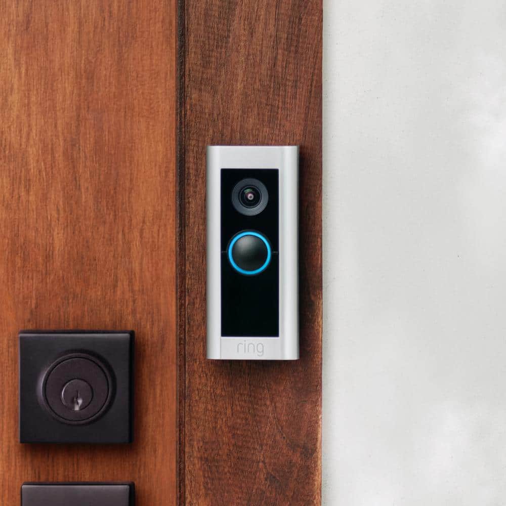 Ring Video Doorbell Pro 2 with Floodlight Cam Plus Wired, Black