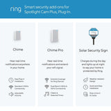 Ring Spotlight Cam Plus, Plug-In - Smart Security Video Camera with LED Lights, 2-Way Talk, Color Night Vision, Black