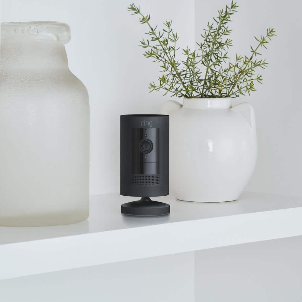 Ring Stick Up Cam Battery - Wireless Camera Indoor/Outdoor Smart Security Wi-Fi Video with 2-Way Talk, Night Vision, Black