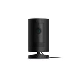 Ring Stick Up Cam Plug-In -Wired Camera Indoor/Outdoor Smart Security Wi-Fi Video with 2-Way Talk, Night Vision, Black