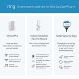 Ring Stick Up Cam Plug-In -Wired Camera Indoor/Outdoor Smart Security Wi-Fi Video with 2-Way Talk, Night Vision, Black