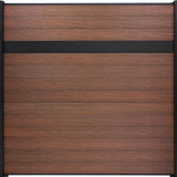 EuroFence Euro Style 6 ft. H x 6 ft. W Estate Black Rose Aluminum/Composite Horizontal Fence Section