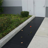 Rubber-Cal "Wide-Rib" Corrugated Rubber Floor Mat – 1/8 in. x 3 ft. x 4 ft., Black Rubber Roll