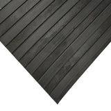 Rubber-Cal Corrugated Wide Rib 3 ft. x 6 ft. Black Rubber Flooring (18 sq. ft.)