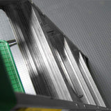 Rubber-Cal Block-Grip 4 ft. x 25 ft. Black Commercial PVC Flooring Roll