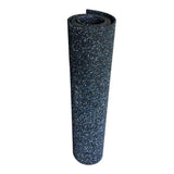 Rubber-Cal "Elephant Bark" Rubber Flooring – 3/8 in. x 4 ft. x 4 ft. – Black