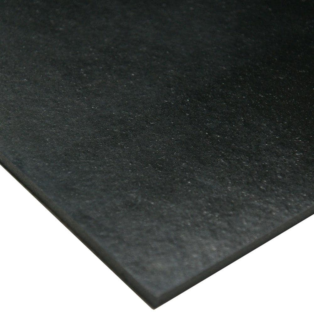 Rubber-Cal 50A Durometer Neoprene Sheet - 1/8 in. T x 24 in. W x 12 in. L - Smooth Finish - Black Rubber Sheet (2 sq. ft.)
