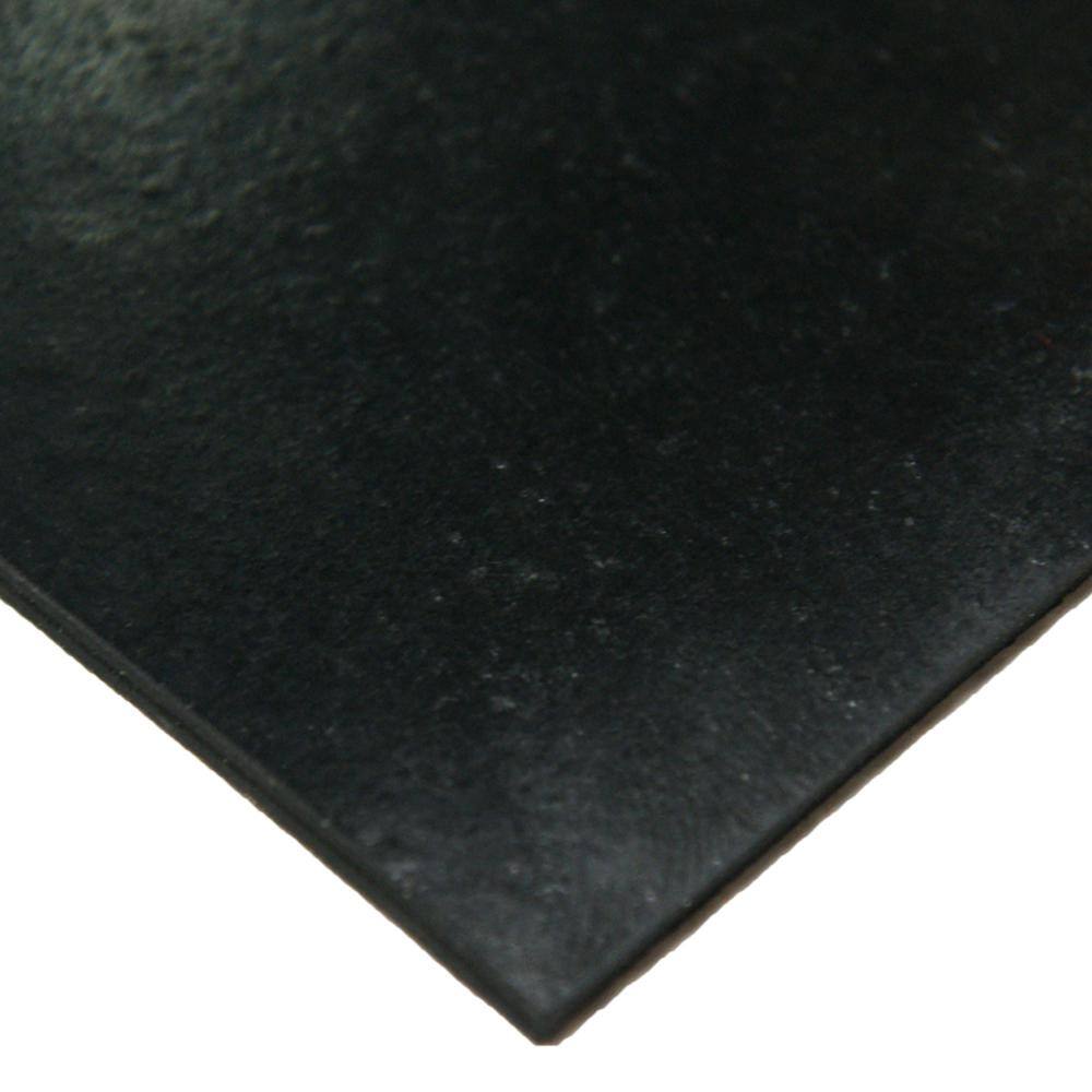 Rubber-Cal 0.062 in. T x 4 in. W x 36 in. L Neoprene Sheet 80A Durometer Smooth Finish No Backing in Black