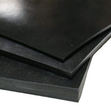 Rubber-Cal EPDM Rubber Sheet - 3/16 in. Thick x 12 in. Width x 12 in. Length - Black - 60A Durometer