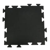 Rubber-Cal Armor-Lock (Fitness) 3/8 in. x 20 in. x 20 in. Black Interlocking Rubber Tiles (16-Pack, 44 sq. ft.)
