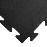 Rubber-Cal Armor-Lock (Fitness) 3/8 in. x 20 in. x 20 in. Black Interlocking Rubber Tiles, 6-Pack (16.5 sq. ft.)