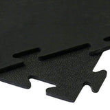 Rubber-Cal Armor-Lock (Fitness) 3/8 in. x 20 in. x 20 in. Black Interlocking Rubber Tiles (8-Pack, 22 sq. ft.)