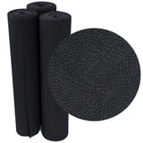 Rubber-Cal "Tuff-n-Lastic" Rubber Runner Mat, 1/8 in. T x 48 in. W x 9 ft. L, Rolled Rubber Flooring, Black