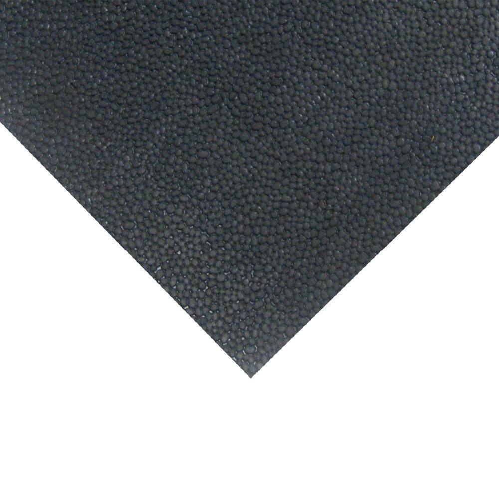 Rubber-Cal Tuff-n-Lastic Runner Mat, 1/8 in. Thick x 4 ft. Wide x 10 ft. Long, Black Rubber Flooring (40 sq. ft.)