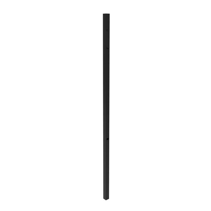 AP-SP3 60" - 2" X 84" LP (.060)-T3 Athens 2-in x 2-in x 7-ft Gloss Black Aluminum Pressed Spear Fence Line Post