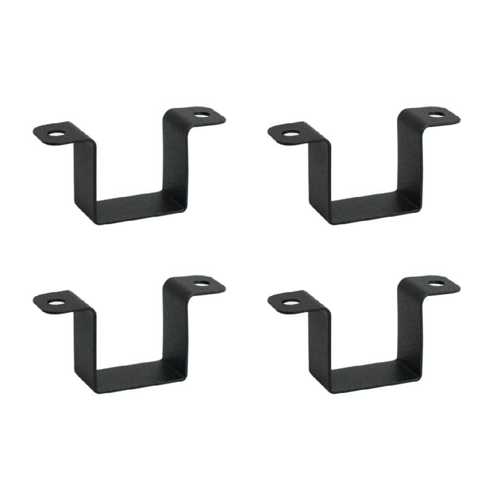 FORTRESS Fe26 Cable Rail 1-in Black Sand Cap Rail Clip