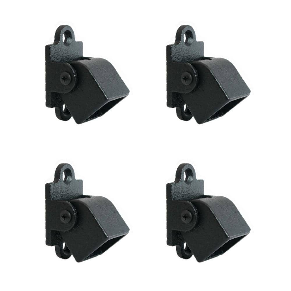 Fe26 Cable Rail 1 in. Black Sand Adjustable Stair Corner Bracket