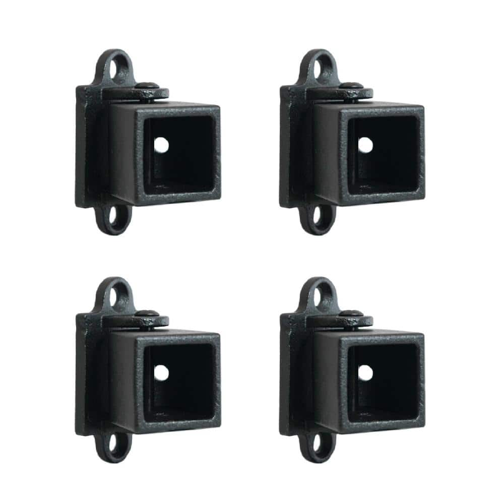 Fe26 Cable Rail 1 in. Black Sand Adjustable Corner Bracket