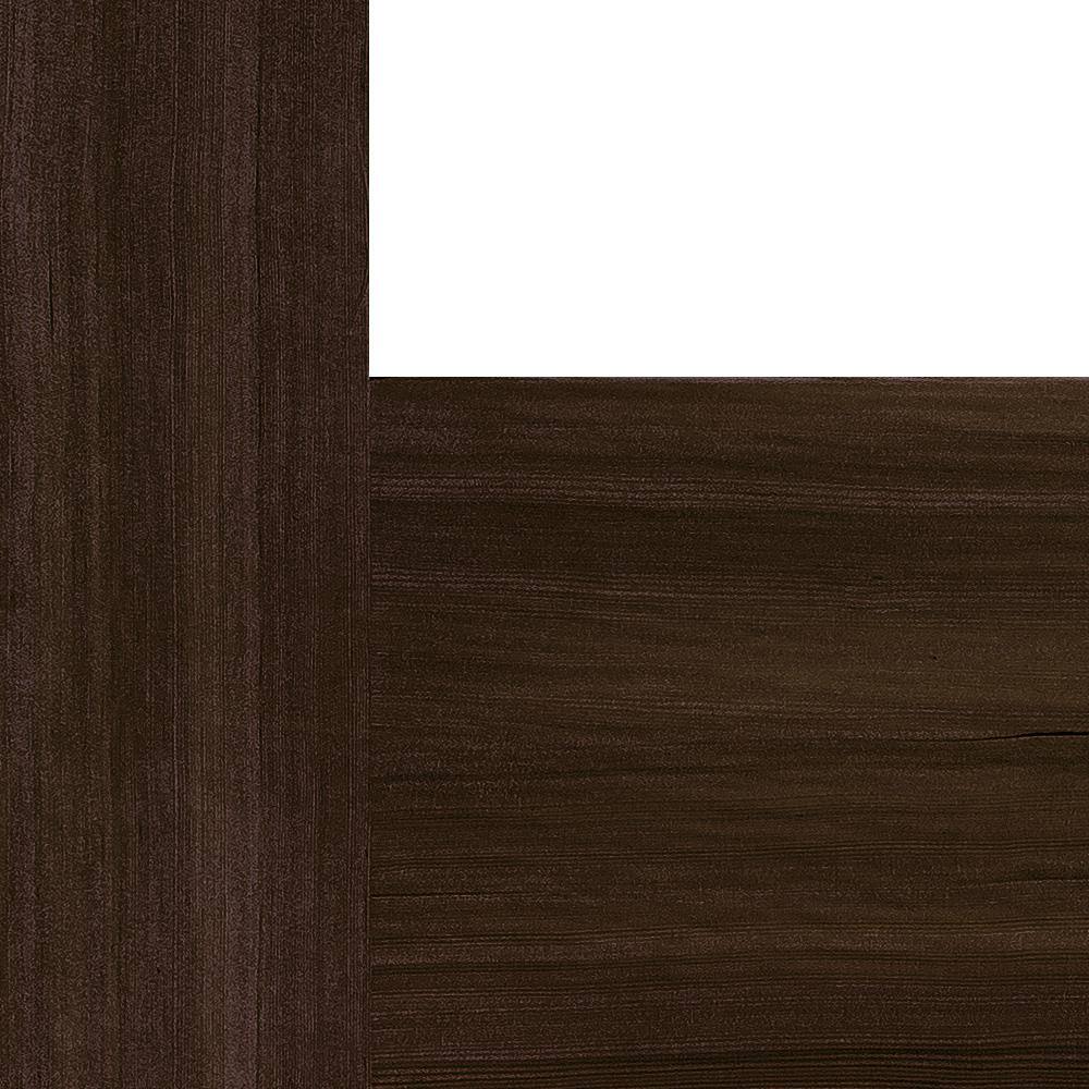 Krosswood Doors 36 in. x 80 in. Farmhouse 3/4 Lite Black Stain Douglas Fir Prehung Front Door
