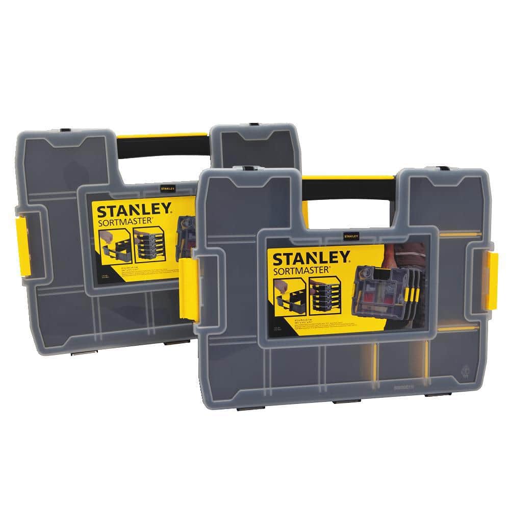 Stanley SortMaster Junior 14-Compartment Small Parts Organizer