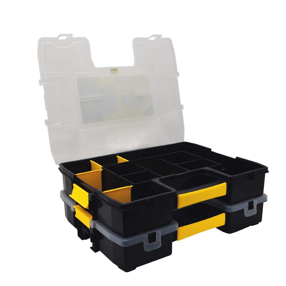Stanley SortMaster Junior 14-Compartment Small Parts Organizer