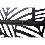 Sudzendf Outdoor and Indoor Freestanding Decorative Privacy Screen Metal Privacy Screen, Fence Panels in Black