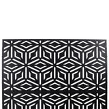 Sudzendf Outdoor and Indoor Freestanding Decorative Privacy Screen Metal Privacy Screen, Fence Panels in Black