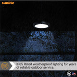 Sunlite 10.8 in. 250 Watt Equivalent Integrated LED Dimmable Black High Bay Light, 5000K