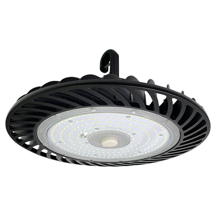 Sunlite 12.3 in. 750-Watt Equivalent Integrated LED Dimmable Black High Bay UFO Light 5000K 39000 Lumens, UL Listed, IP65