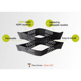 Techno Earth 9 ft. x 17 ft. x 4 inch Geocell Black Honeycomb Ground Grid HDPE Plastic Paver (160 sq. ft.)