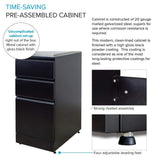 Transolid All-in-One Metal Laundry Sink and Cabinet - Black, 44.8 x 22 x 35 in.
