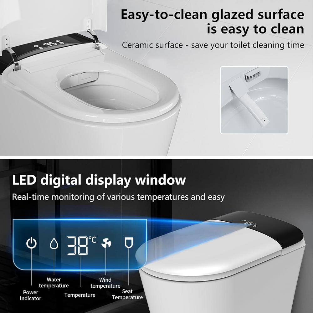UPIKER 1.06 GPF Smart Toilet with Heated Seat and Auto Flush