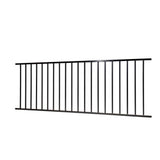 US Door and Fence Pro Series 32 in. H x 8 ft. W Spaced Bar Flat Metal Fence Panel