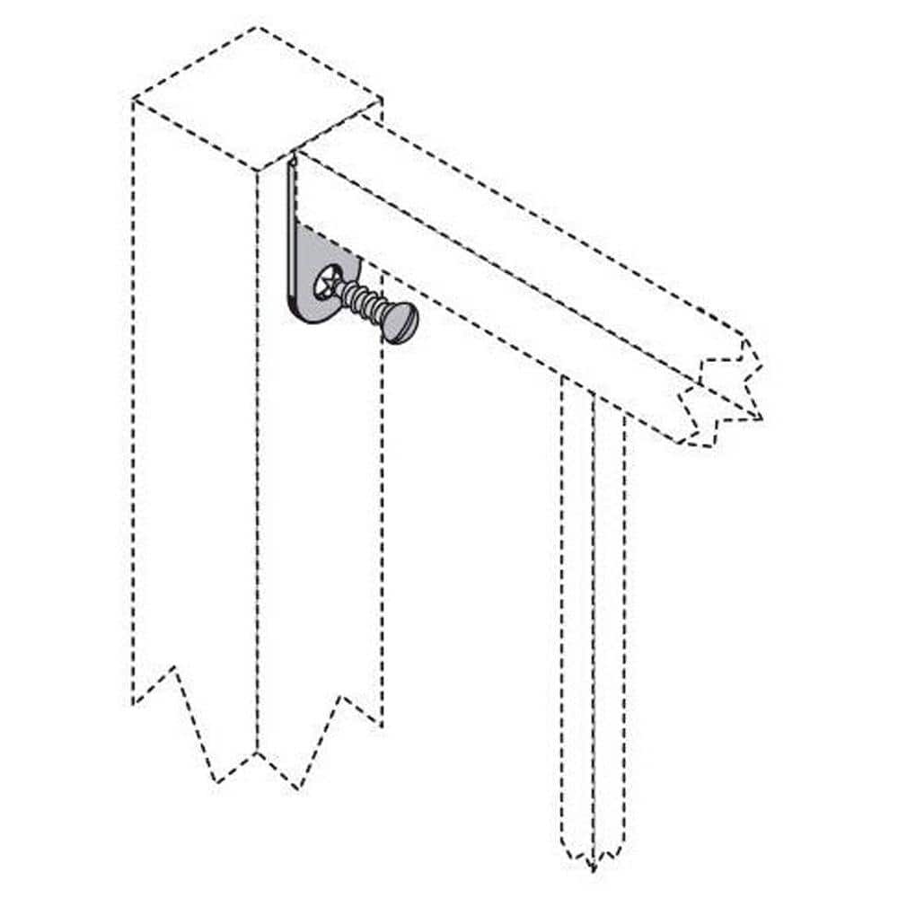 US Door and Fence Pro Series 32 in. H x 8 ft. W Spaced Bar Flat Metal Fence Panel