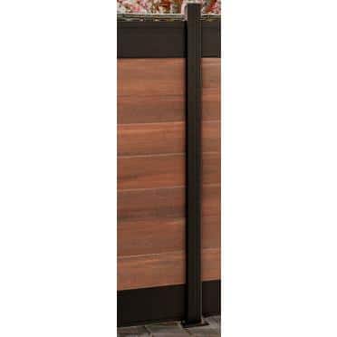 Veranda Euro Style 4 ft. Surface Mount Fence Post Kit